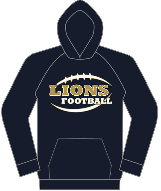 Picture of Lions Football Hoodie Performance