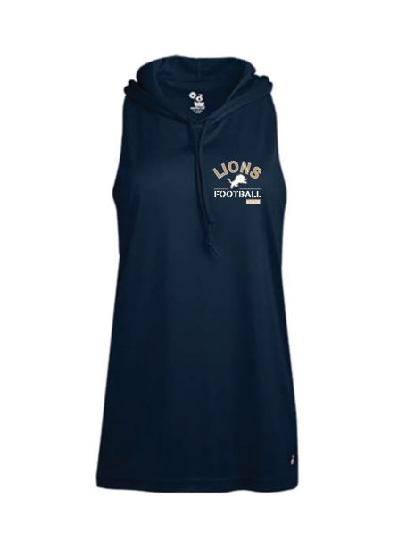 Picture of Women’s Lions Sleevless Hooded Pullover