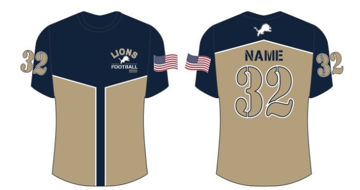 Picture of 2023 Custom Lions Gold Performance Shirt