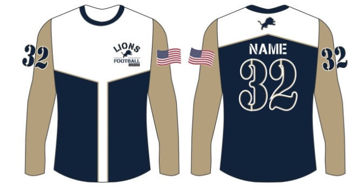 Picture of 2023 Custom Lions Long Sleeve Performance Shirt